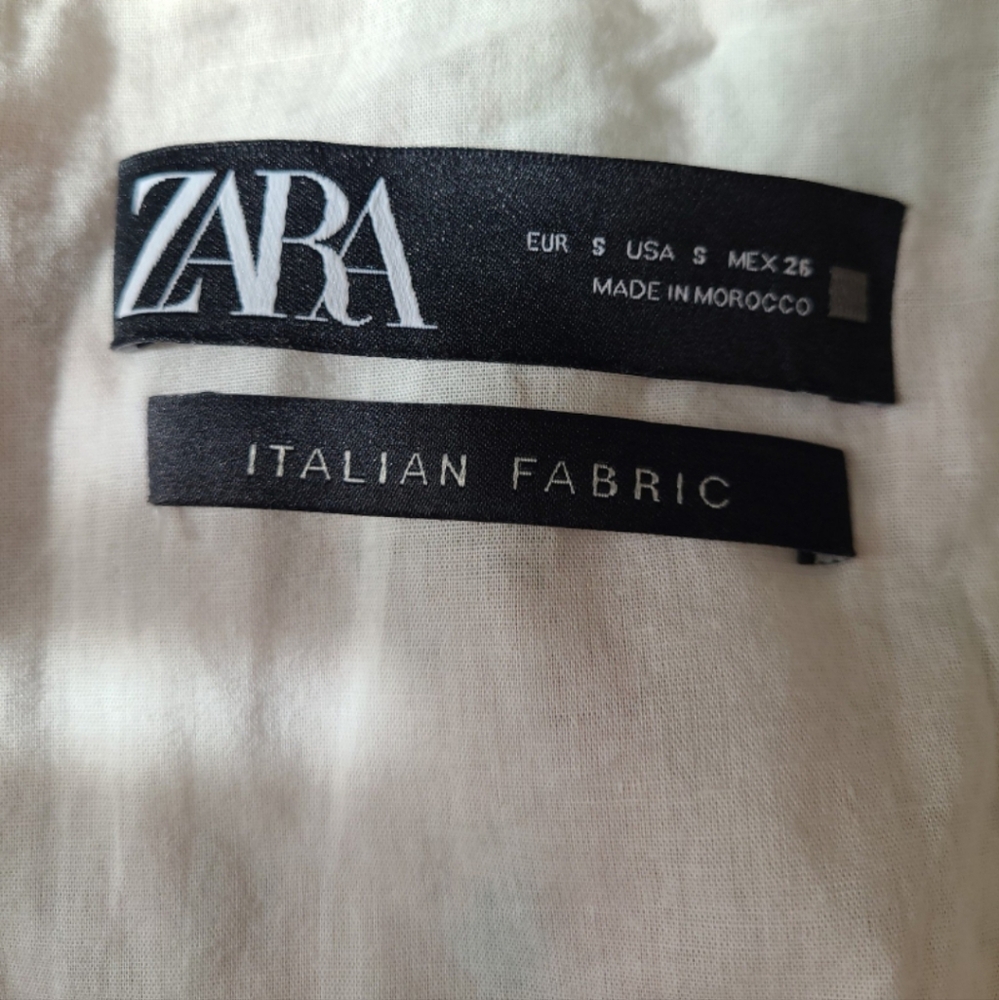 Zara‎ Women's SZ Sm. Satin Floral tie kimono jacket green orange Coral lined - Picture 2 of 10